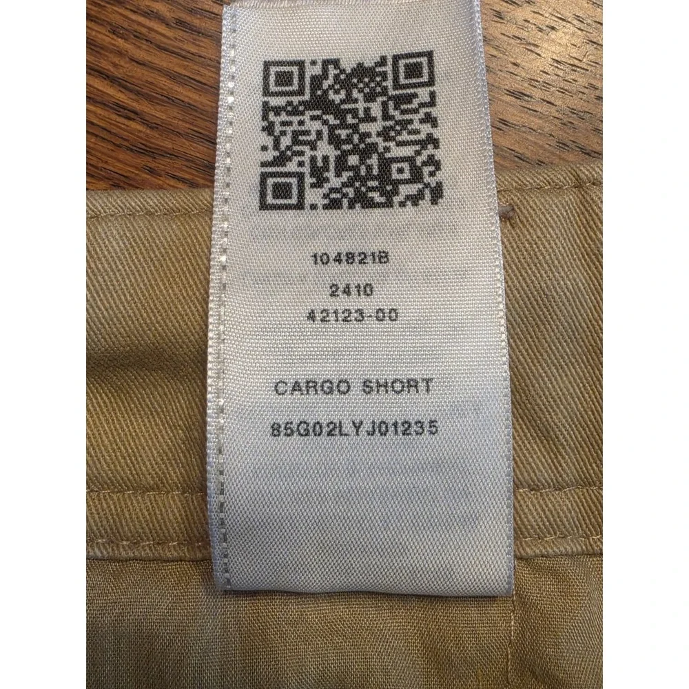 True Religion Cargo Shorts‎ Mens Size 36 Tan 100% Cotton 12.5